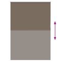 vidaXL Roleta zatemnenie Coffee 105x130 cm Šírka látky 100,7 cm