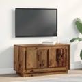 vidaXL TV skrinka 80 x 35 x 45 cm Staré drevo Kompozitné drevo