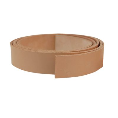 Hovädzia koža na opasok - prírodná, 3 cm