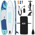 vidaXL Inflatovateľná paddle board HYDROS 366 x 81 x 15 cm Tyrkysová