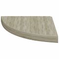 vidaXL Plávajúce rohové police 4 ks, dubové 35x35x3,8 cm, MDF