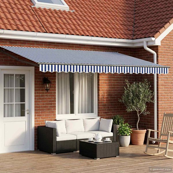 vidaXL Elektrická Retrakovateľná Markíza 4,5 × 3 m