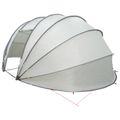 vidaXL Dómový stan na bazén 538 x 440 x 204 cm Sivá