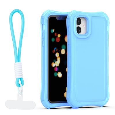 Bezpečnostné puzdro Safepop s popruhom pre iPhone 11 modrá