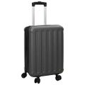 vidaXL Kufor so zámkom Tmavo šedá 34 x 23 x 55.5 cm ABS plast