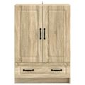 vidaXL Servírovacia skriňa so zásuvkou Dub sonoma 66 x 34,5 x 92 cm