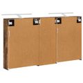 vidaXL Set kabinetov do kúpeľne 3 ks 130 x 14,5 x 70 cm