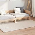 vidaXL Kusové koberce Obdĺžnikový SIROLO Béžová 200 x 140 cm Polyester