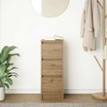 VidaXL Príborník Artisan Dub 29,5x34x76 cm Engineered Wood