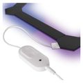GoSmart LED svietidlo Lines čierne, 9 častí, 34 W, RGBIC stmievateľné, WiFi
