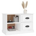 vidaXL TV skrinka biela 73x35,5x47,5 cm spracované drevo