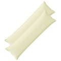 vidaXL Poťah na podložku 2 ks HOUTEN Krémová 40 x 145 cm Polyester