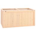 vidaXL Klietka pre škrečka 89,5x45x45 cm masívne jedľové drevo
