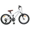 vidaXL Horský Bicykel 24 Palcov 6-Rýchlosť pre 8-12 rokov Biela