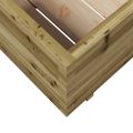 vidaXL Záhradný kvetináč 90x90x49,5 cm impregnovaná borovica