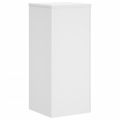 vidaXL Stojany na rastliny 2 ks biele 30x30x70 cm kompozitné drevo