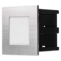 LED orientačné vstavané svietidlo 80×80 1,5W neutr. biela IP65