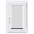 vidaXL Otočné a sklopné okno do suterénu RISOR 50 x 75 cm PVC a sklo
