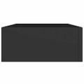 vidaXL Zásuvkové police nástenné 2 ks čierne 40x23,5x10 cm MDF