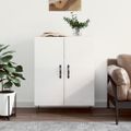 vidaXL Komoda lesklá biela 69,5x34x90 cm spracované drevo