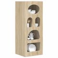 vidaXL Servírovacia skriňa ELST Sonoma dub 40 x 35 x 100,5 cm