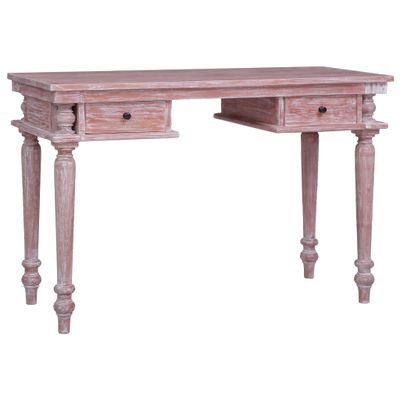 vidaXL Stôl 120x50x78 cm masívne mahagónové drevo