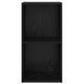 vidaXL Zostava TV skriniek 37 x 37 x 72 cm Čierny dub Kompozitné drevo