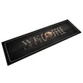 vidaXL Kuchynský koberec, prateľný, nápis Coffee 45x150 cm, zamat