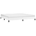 vidaXL Posteľný rám biely 200x200 cm umelá koža