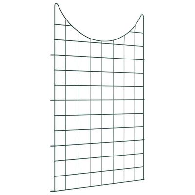 vidaXL Sada plotu pre rybník 8 ks 50 x 80 cm Oceľ Zelená