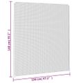 vidaXL Magnetická okenná sieťka proti hmyzu biela 120x140 cm