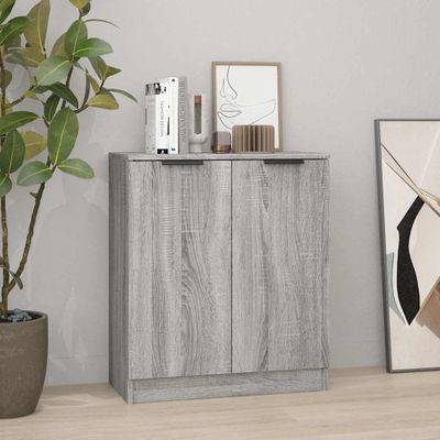 vidaXL Komoda sivý dub sonoma 60x30x70 cm spracované drevo