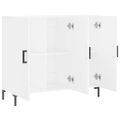 vidaXL Komoda biela 90x34x80 cm kompozitné drevo