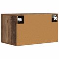 vidaXL Nástenná skrinka Staré drevo 60 x 36,5 x 35 cm Kompozitné drevo