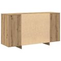 vidaXL Servírovacia skriňa Remeselný dub 135 x 41 x 75 cm