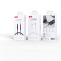 Kábel XO audio NB-R279B USB-C - jack 3,5 mm 1,0 m biely