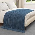 vidaXL Deka Námornícka modrá 200 x 150 cm 0.75 kg Flís