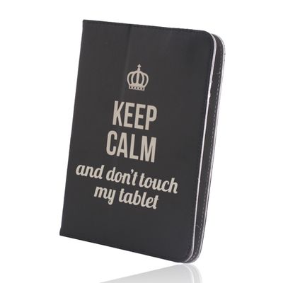 Universal case Keep Calm for tablet 9-11''(L27 x W20 cm)