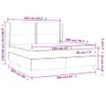 vidaXL Boxspring posteľ s matracom zelená 160x200 cm látka