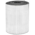 vidaxl Obrubník trávnika 20 m x 25 cm Pozinkovaná oceľ Strieborná