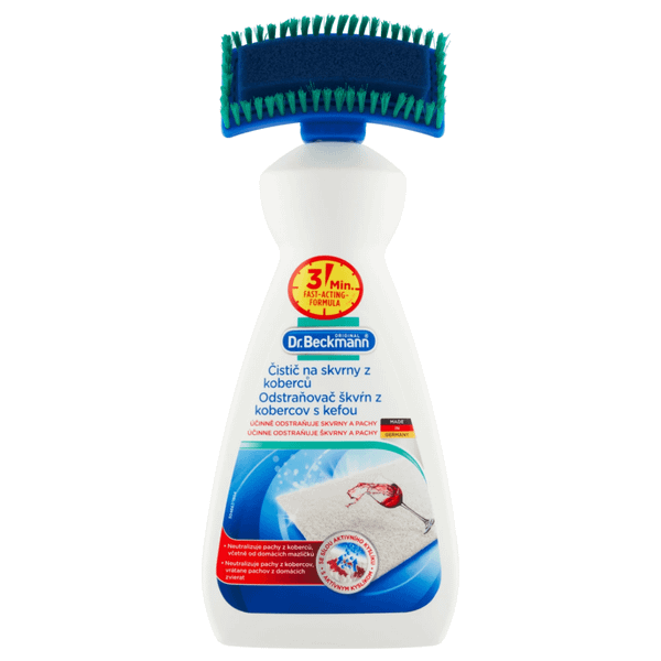 DR. BECKMANN Odstraňovač škvŕn z kobercov s kefou 650ml