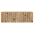 vidaXL Nástenná TV skrinka 98 x 41 x 30 cm Dub artisan