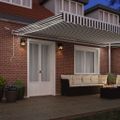 vidaXL Automaticky zaťahovacia markíza LED antracit a biela 500x300 cm