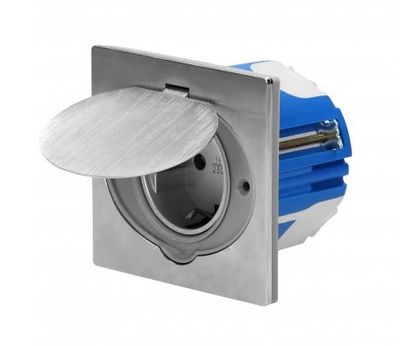 ORNO OR-AE-1397MB Zapustená zásuvka s víčkom