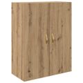 vidaXL Highboard Remeselný dub 69,5 x 34 x 180 cm Kompozitné drevo