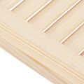 vidaXL dvierka skriniek Louvred Design 4 ks 69x29,5 cm masív borovica