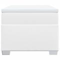vidaXL Boxspring posteľ s matracom biela 80x200 cm umelá koža