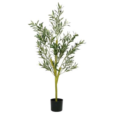 vidaXL Umelý olivovník 450 listov 120 cm zelený