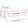 vidaXL Pohovka do obývačky 3 ks Tmavo šedá látka
