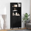 vidaXL Highboard 2 ks Čierny dub 69,5 x 34 x 180 cm